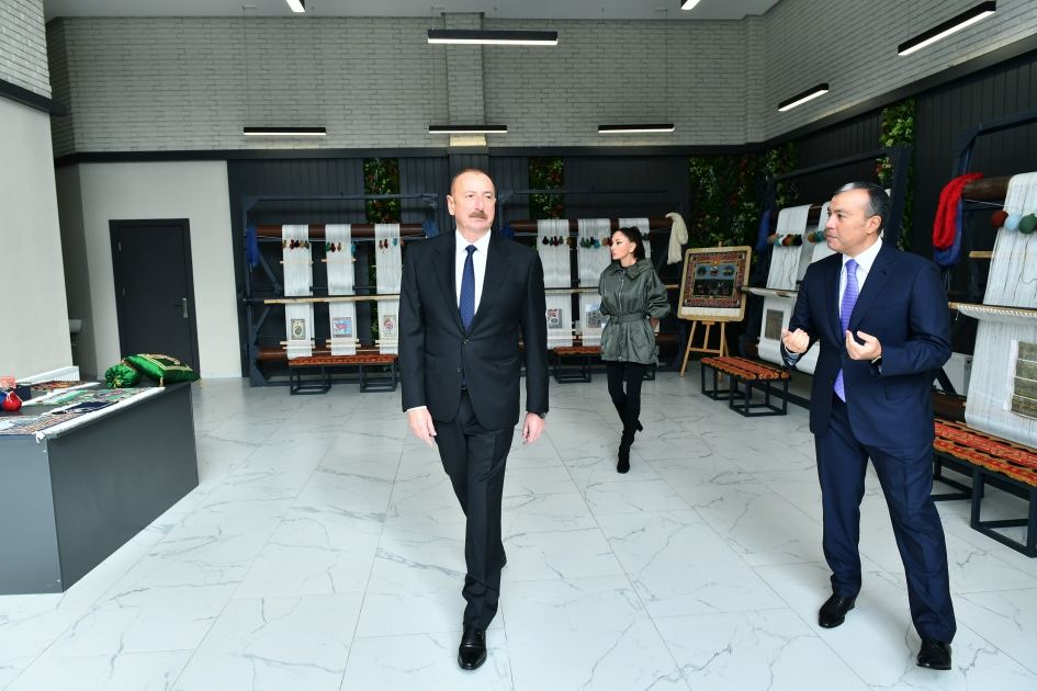 Prezident İlham Əliyev və Birinci xanım Mehriban Əliyeva İsmayıllıda  “DOST EVİ”nin açılışında iştirak ediblər (FOTO) (YENİLƏNİB)