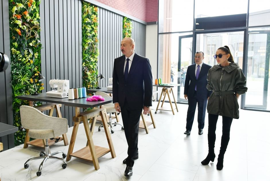 Prezident İlham Əliyev və Birinci xanım Mehriban Əliyeva İsmayıllıda  “DOST EVİ”nin açılışında iştirak ediblər (FOTO) (YENİLƏNİB)