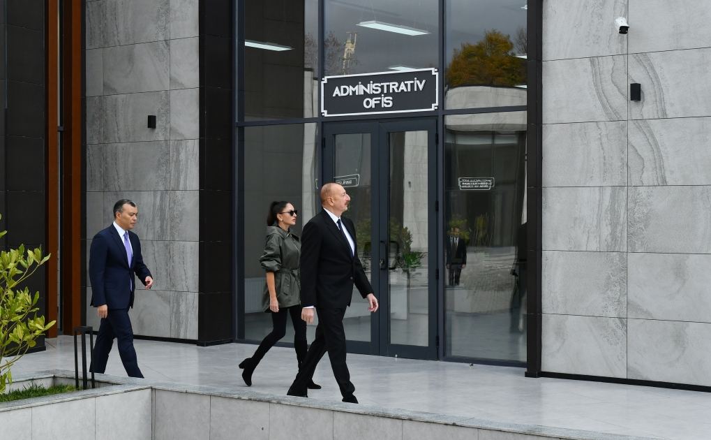 Prezident İlham Əliyev və Birinci xanım Mehriban Əliyeva İsmayıllıda  “DOST EVİ”nin açılışında iştirak ediblər (FOTO) (YENİLƏNİB)