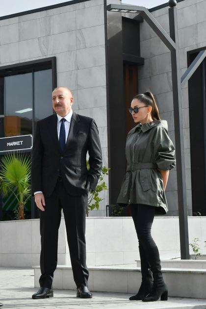 Prezident İlham Əliyev və Birinci xanım Mehriban Əliyeva İsmayıllıda  “DOST EVİ”nin açılışında iştirak ediblər (FOTO) (YENİLƏNİB)