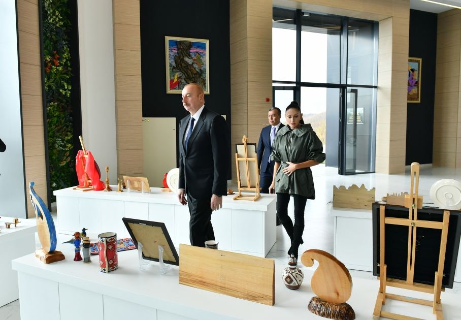 Prezident İlham Əliyev və Birinci xanım Mehriban Əliyeva İsmayıllıda  “DOST EVİ”nin açılışında iştirak ediblər (FOTO) (YENİLƏNİB)