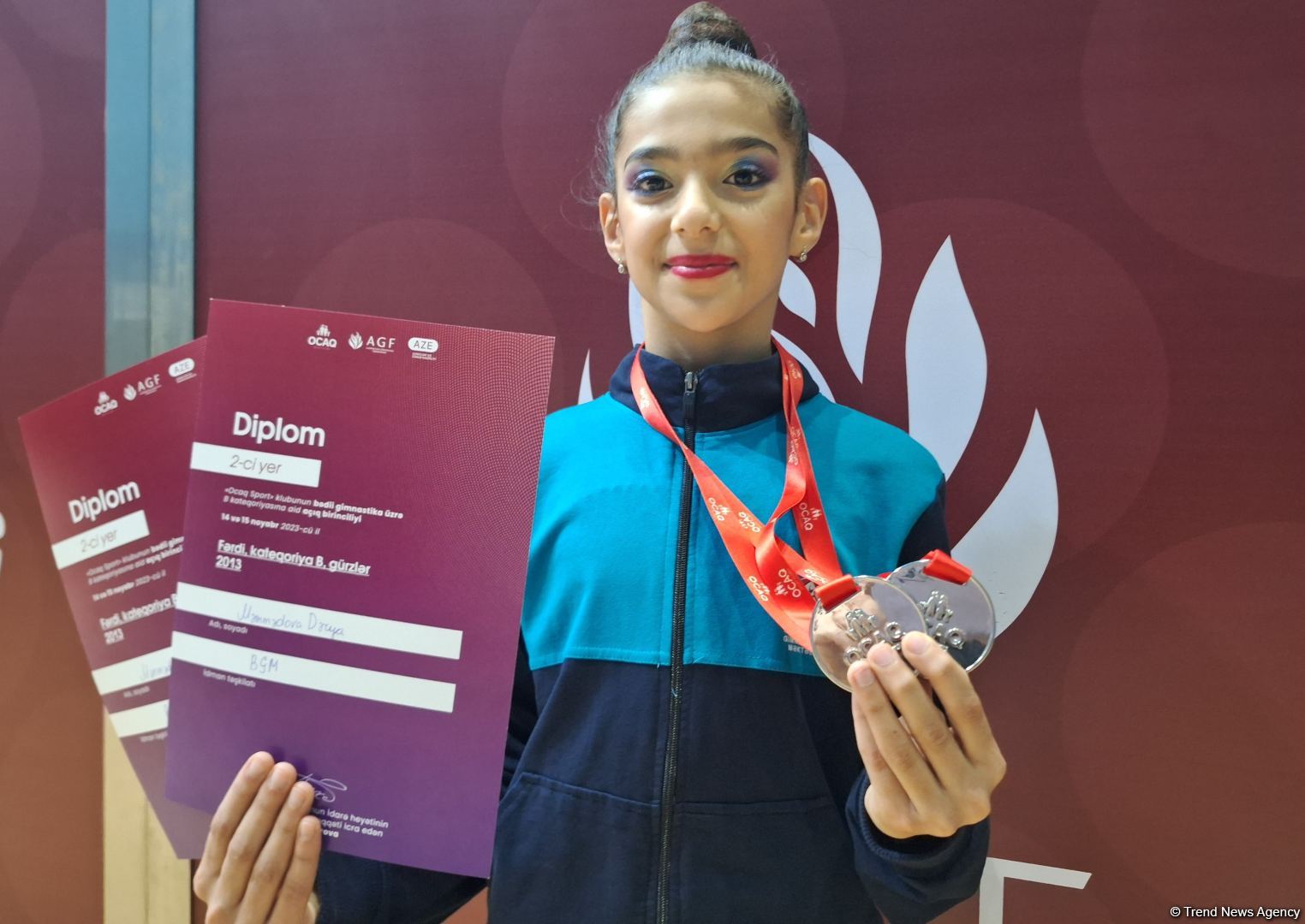 Bədii gimnastika üzrə "Ocaq Sport" klubunun açıq çempionatının qaliblərinin təəssüratları (FOTO)