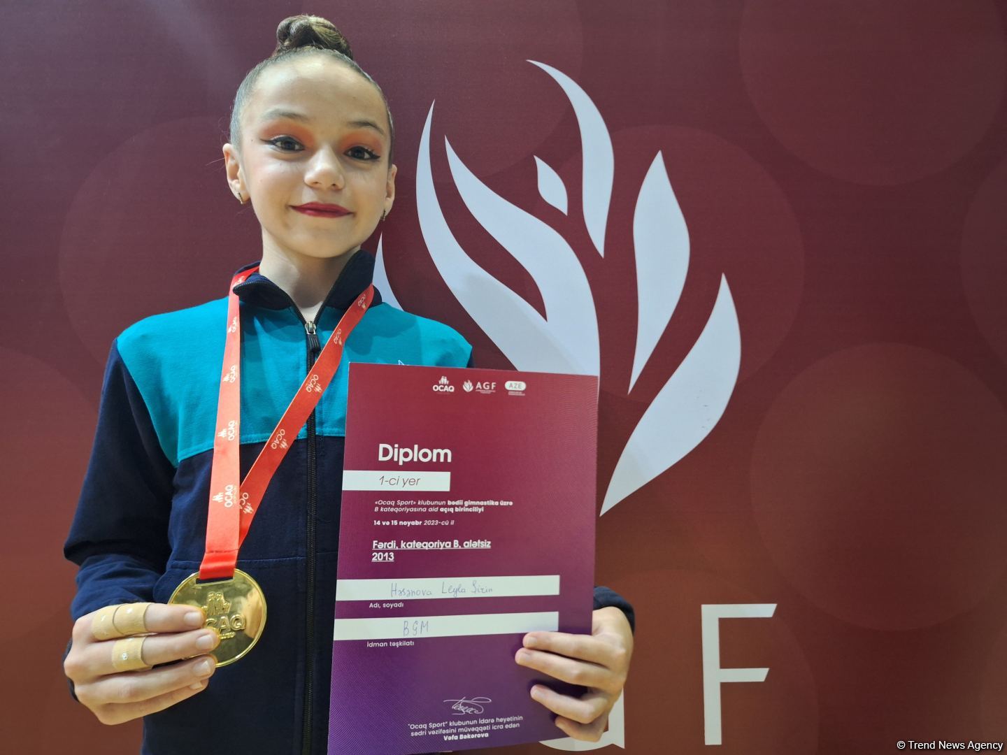 Bədii gimnastika üzrə "Ocaq Sport" klubunun açıq çempionatının qaliblərinin təəssüratları (FOTO)