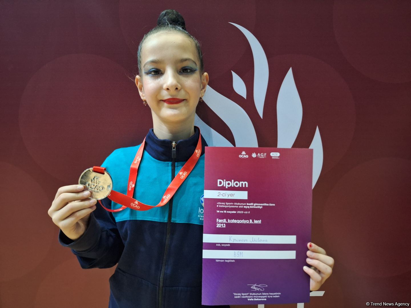 Bədii gimnastika üzrə "Ocaq Sport" klubunun açıq çempionatının qaliblərinin təəssüratları (FOTO)