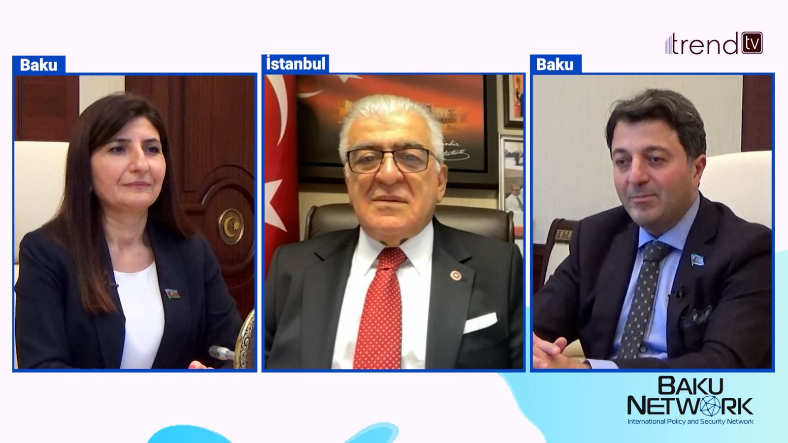 Şamil Ayrım, Tural Gəncəliyev və Sevil Mikayılova regional məsələləri müzakirə ediblər - Milli Məclislə "Baku Network"un birgə layihəsi (FOTO/VİDEO)