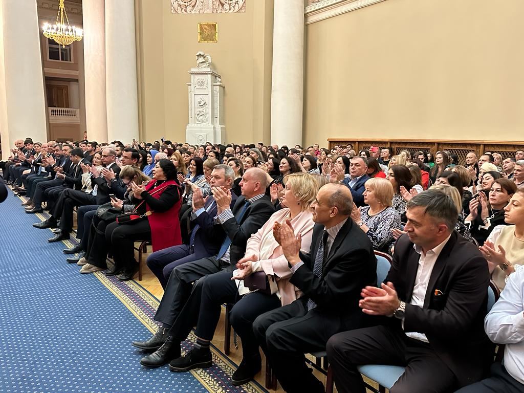 Sankt-Peterburqda Heydər Əliyevin 100 illiyi münasibətilə klassik konsert gecəsi təşkil edilib (FOTO)
