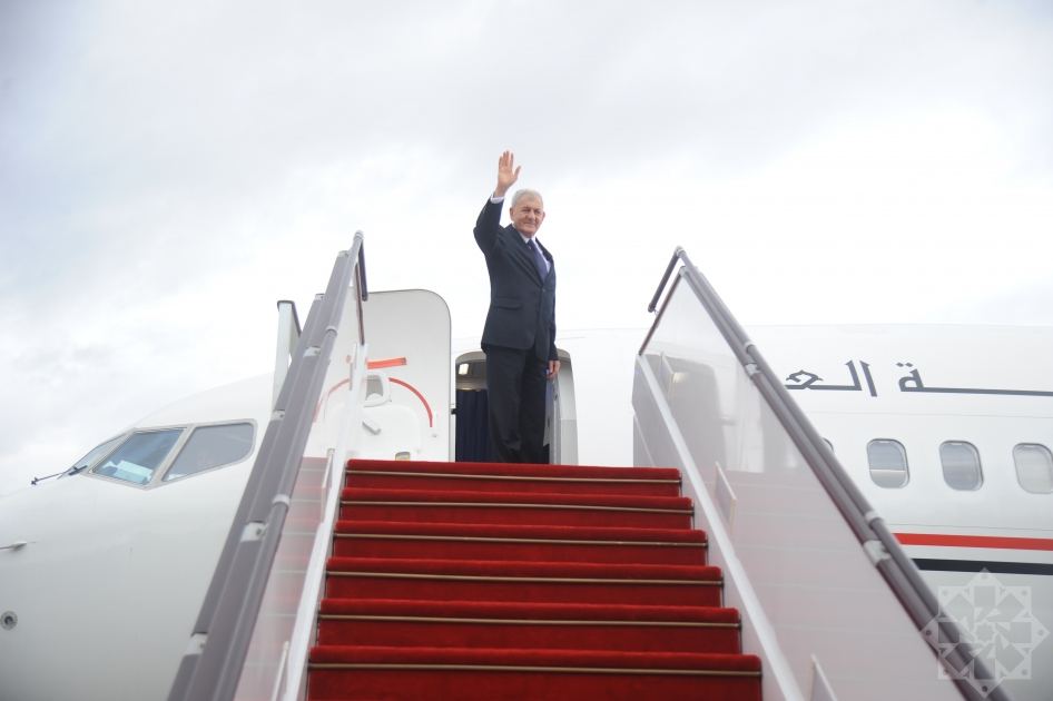 İraq Prezidentinin Azərbaycana rəsmi səfəri başa çatıb (FOTO)