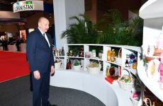 Prezident İlham Əliyev SPECA ölkələrinin sərgisinin açılışında iştirak edib (FOTO) (YENİLƏNİB)