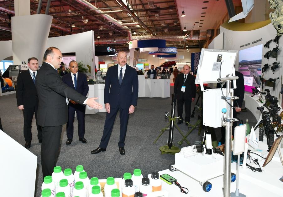 Prezident İlham Əliyev SPECA ölkələrinin sərgisinin açılışında iştirak edib (FOTO) (YENİLƏNİB)