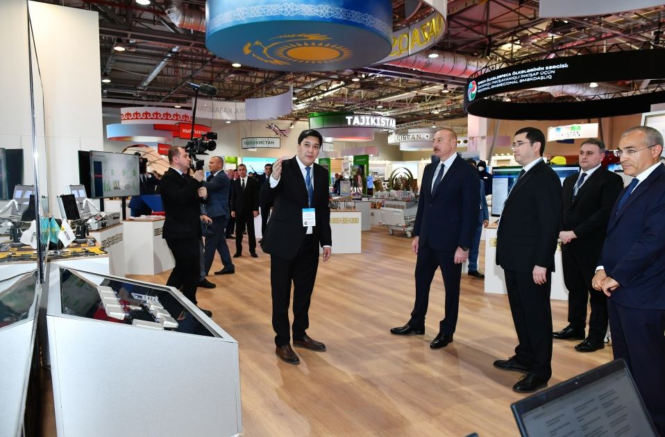 Prezident İlham Əliyev SPECA ölkələrinin sərgisinin açılışında iştirak edib (FOTO) (YENİLƏNİB)