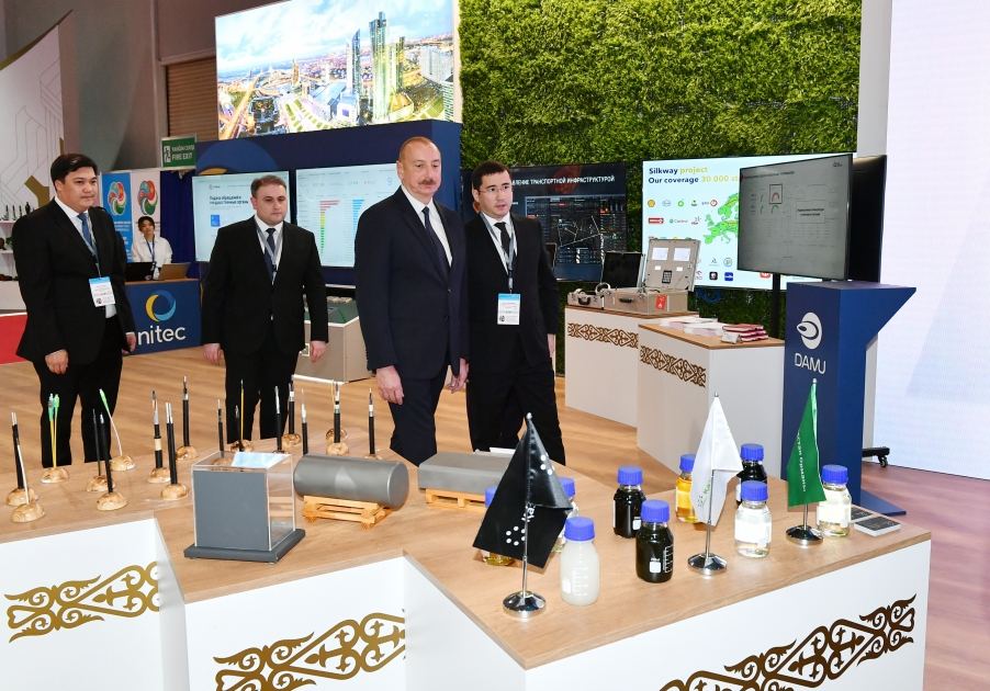 Prezident İlham Əliyev SPECA ölkələrinin sərgisinin açılışında iştirak edib (FOTO) (YENİLƏNİB)