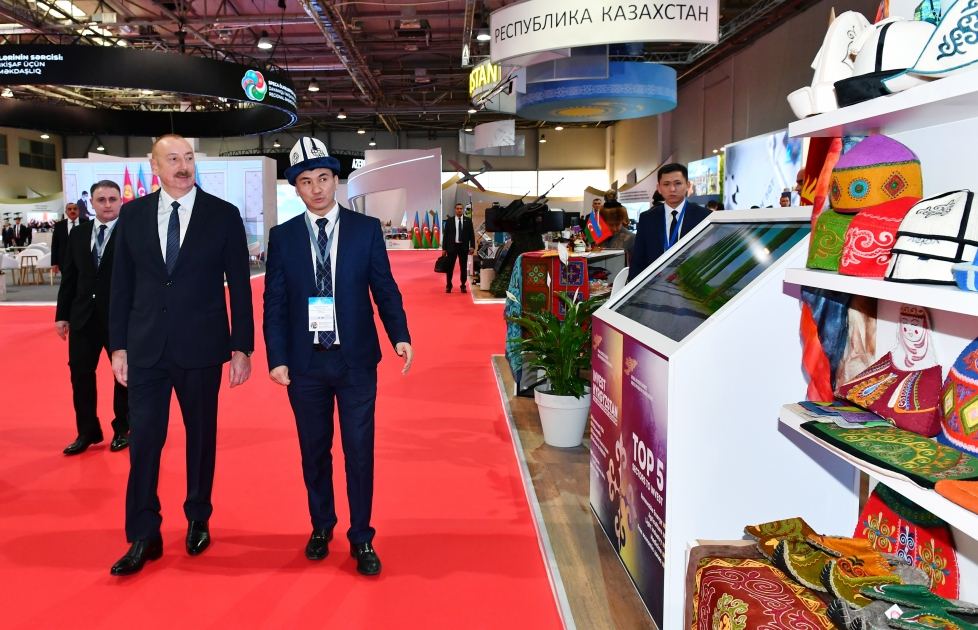 Prezident İlham Əliyev SPECA ölkələrinin sərgisinin açılışında iştirak edib (FOTO) (YENİLƏNİB)