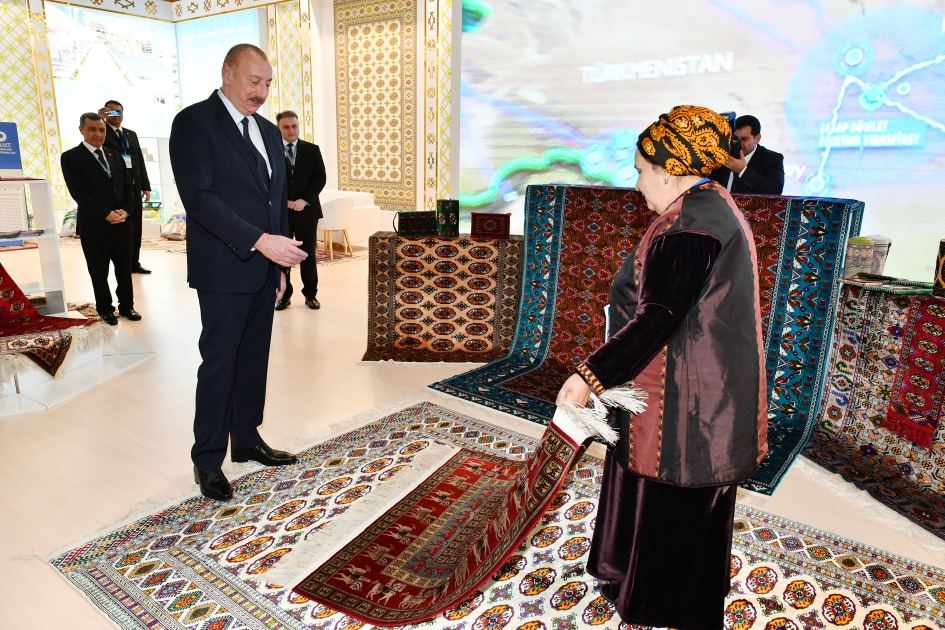 Prezident İlham Əliyev SPECA ölkələrinin sərgisinin açılışında iştirak edib (FOTO) (YENİLƏNİB)
