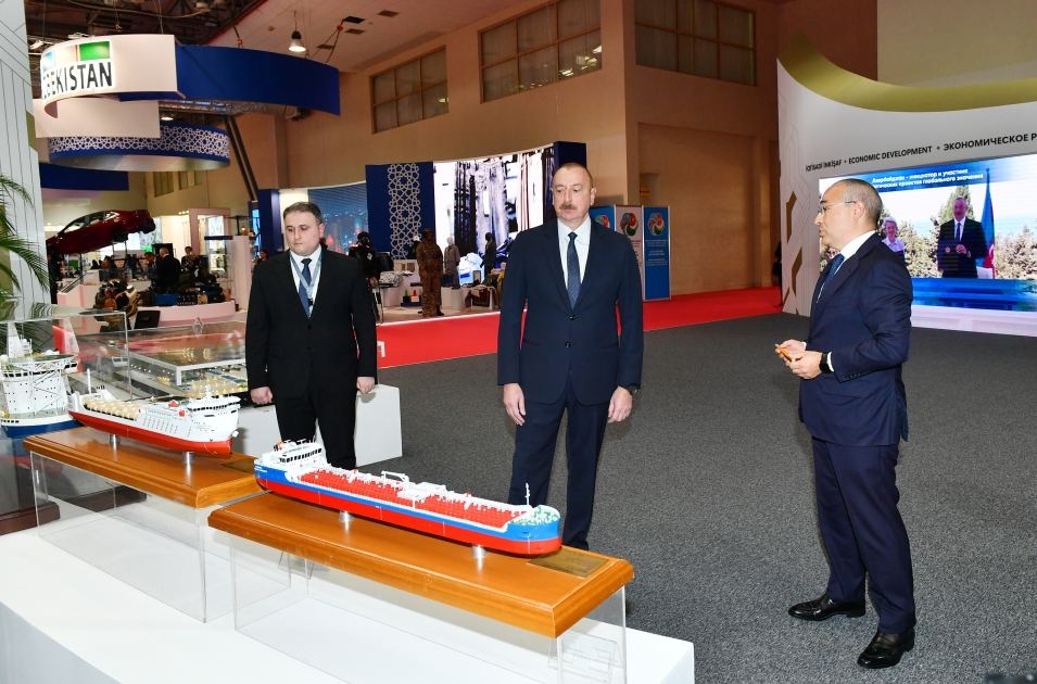 Prezident İlham Əliyev SPECA ölkələrinin sərgisinin açılışında iştirak edib (FOTO) (YENİLƏNİB)