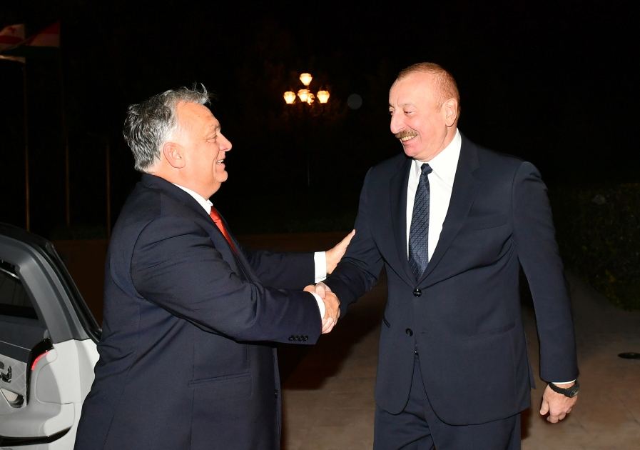 Prezident İlham Əliyev Macarıstanın Baş naziri ilə görüşüb (FOTO/VİDEO) (YENİLƏNİB)