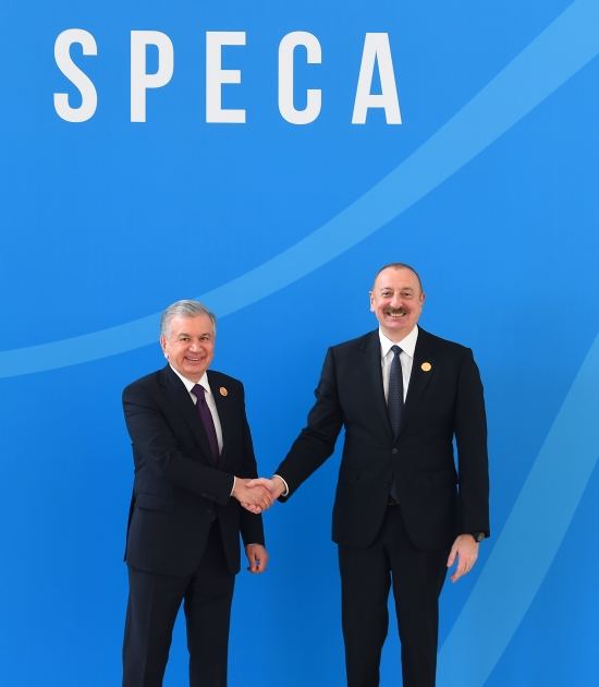 Prezident İlham Əliyev Bakıda keçirilən SPECA-nın Zirvə görüşündə iştirak edib (VİDEO) (FOTO) (YENİLƏNİB)
