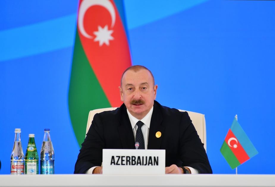 Prezident İlham Əliyev Bakıda keçirilən SPECA-nın Zirvə görüşündə iştirak edib (VİDEO) (FOTO) (YENİLƏNİB)