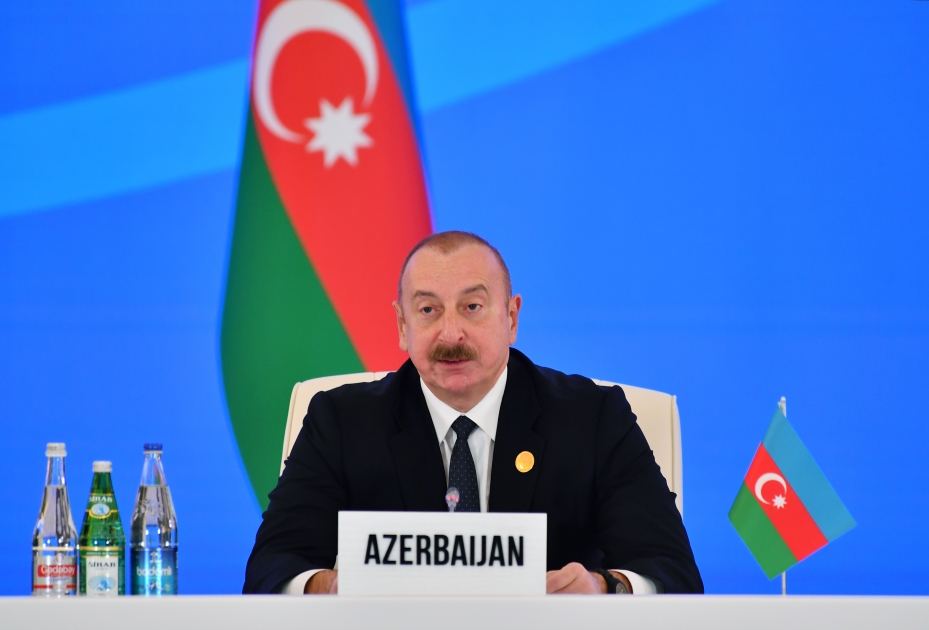 Prezident İlham Əliyev Bakıda keçirilən SPECA-nın Zirvə görüşündə iştirak edib (VİDEO) (FOTO) (YENİLƏNİB)