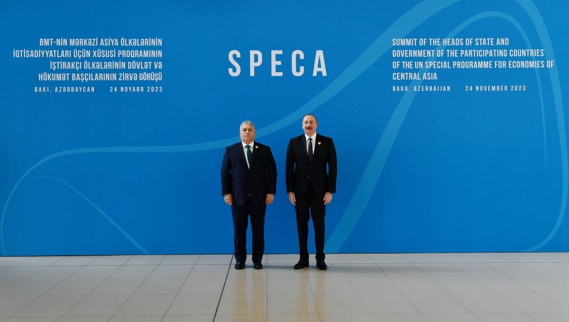 Prezident İlham Əliyev Bakıda keçirilən SPECA-nın Zirvə görüşündə iştirak edib (VİDEO) (FOTO) (YENİLƏNİB)