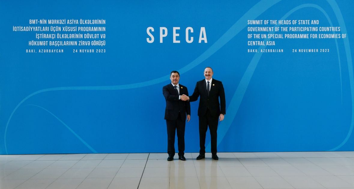 Prezident İlham Əliyev Bakıda keçirilən SPECA-nın Zirvə görüşündə iştirak edib (VİDEO) (FOTO) (YENİLƏNİB)