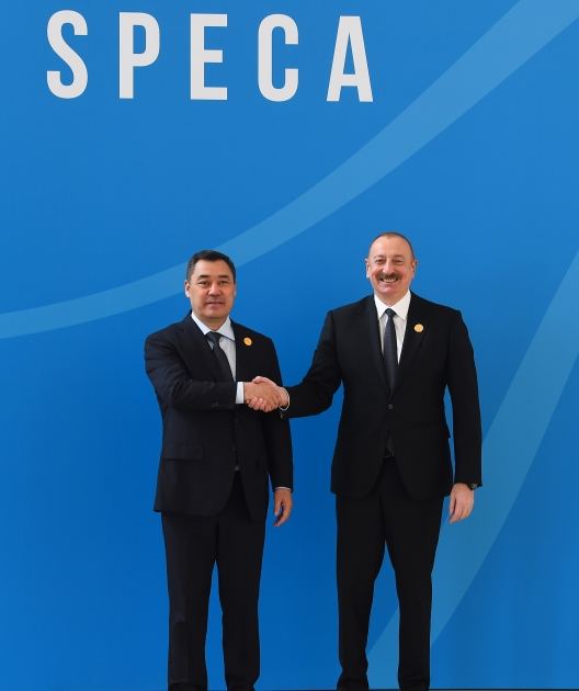 Prezident İlham Əliyev Bakıda keçirilən SPECA-nın Zirvə görüşündə iştirak edib (VİDEO) (FOTO) (YENİLƏNİB)