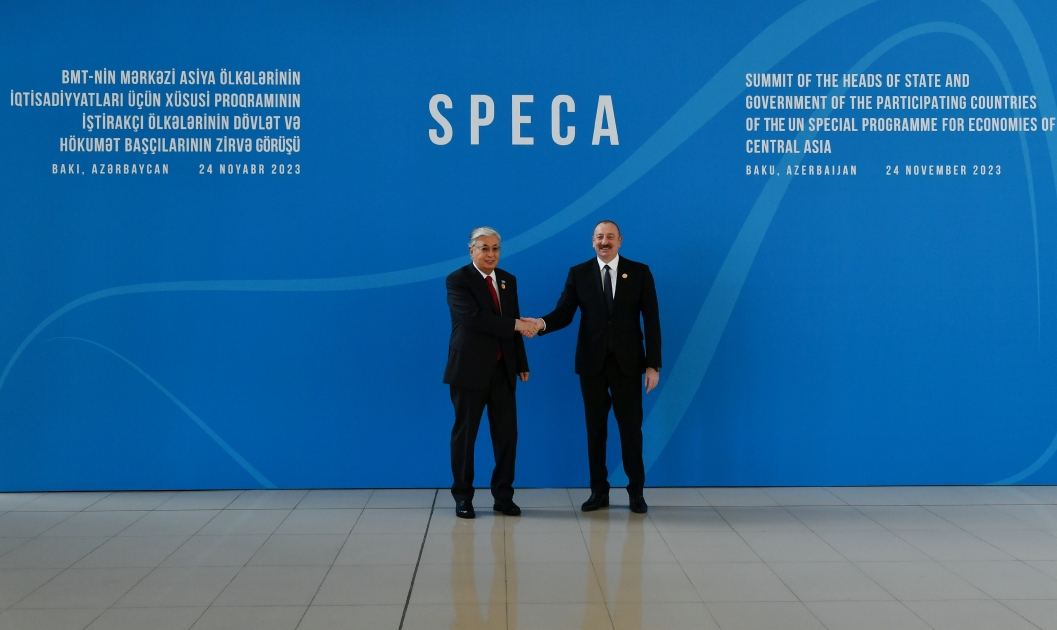 Prezident İlham Əliyev Bakıda keçirilən SPECA-nın Zirvə görüşündə iştirak edib (VİDEO) (FOTO) (YENİLƏNİB)