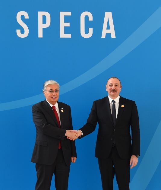Prezident İlham Əliyev Bakıda keçirilən SPECA-nın Zirvə görüşündə iştirak edib (VİDEO) (FOTO) (YENİLƏNİB)