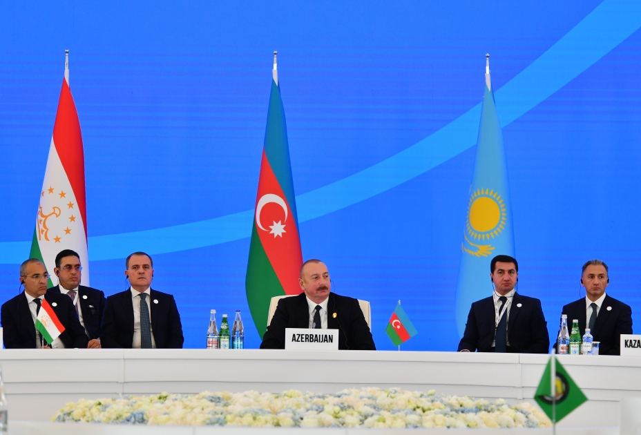 Prezident İlham Əliyev Bakıda keçirilən SPECA-nın Zirvə görüşündə iştirak edib (VİDEO) (FOTO) (YENİLƏNİB)