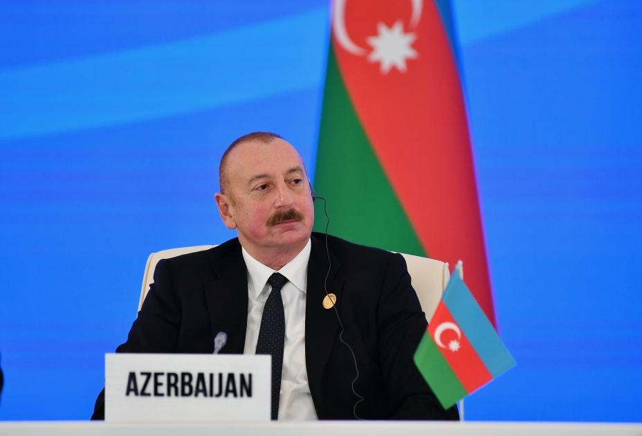 Prezident İlham Əliyev Bakıda keçirilən SPECA-nın Zirvə görüşündə iştirak edib (VİDEO) (FOTO) (YENİLƏNİB)