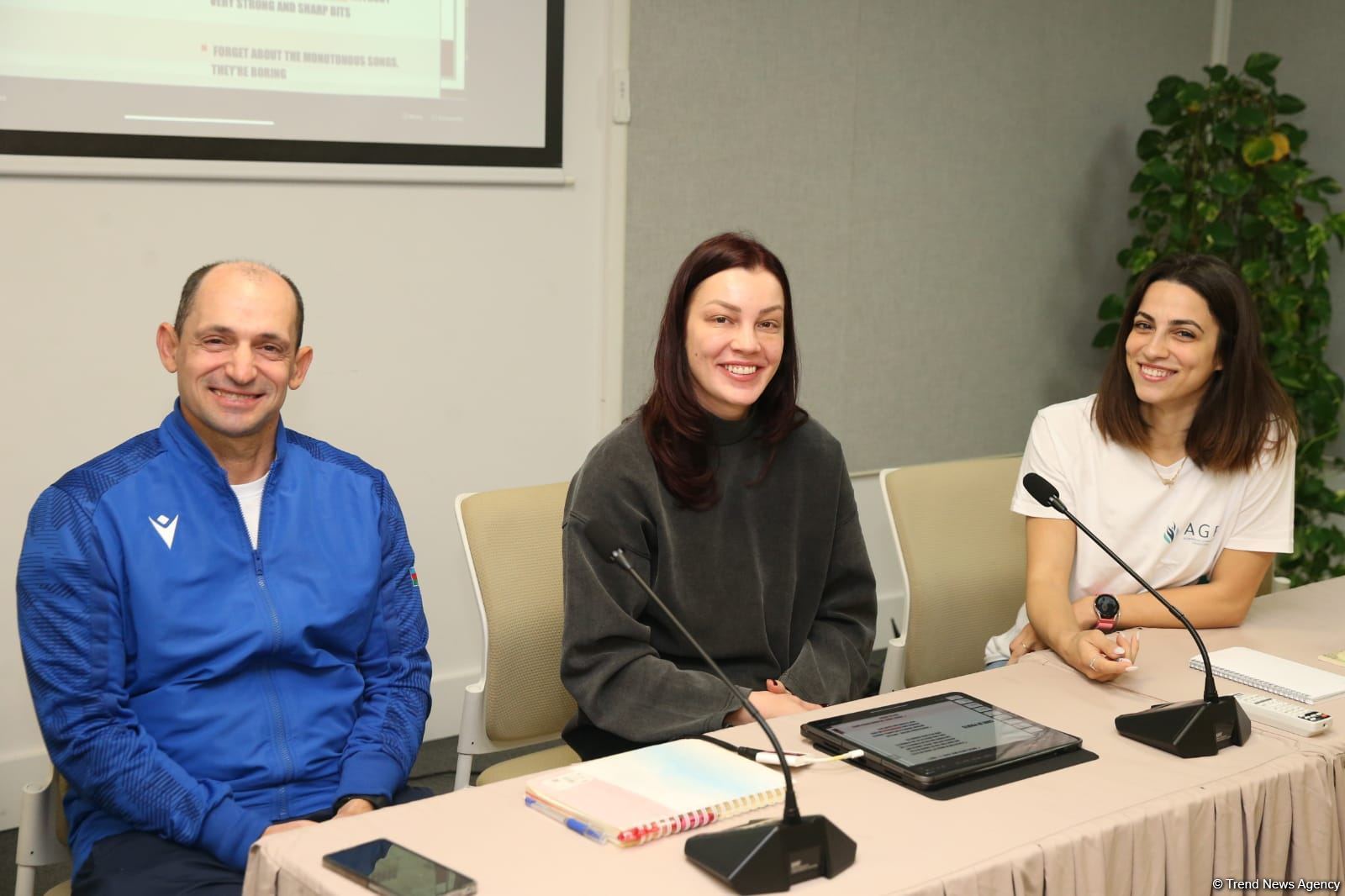Milli Gimnastika Arenasında aerobika gimnastikası üzrə məşqçilik kursları keçirilir (FOTO)