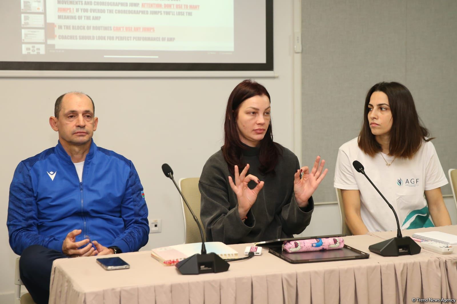 Milli Gimnastika Arenasında aerobika gimnastikası üzrə məşqçilik kursları keçirilir (FOTO)