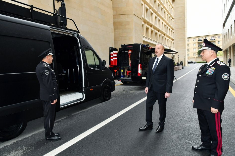 Prezident İlham Əliyev Dövlət Təhlükəsizliyi Xidmətinin yeni inzibati binalarının açılışında iştirak edib (FOTO/VİDEO)