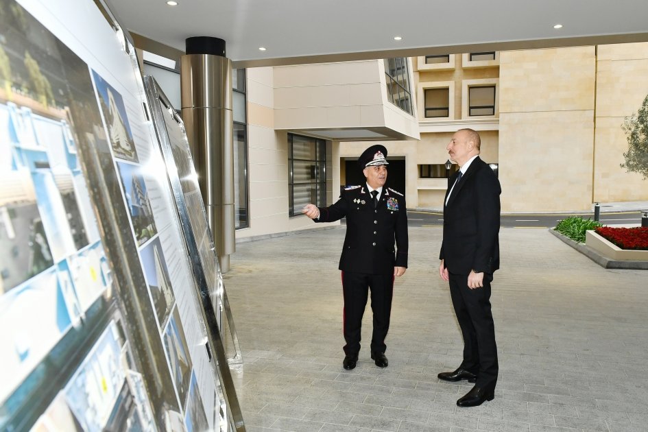 Prezident İlham Əliyev Dövlət Təhlükəsizliyi Xidmətinin yeni inzibati binalarının açılışında iştirak edib (FOTO/VİDEO)