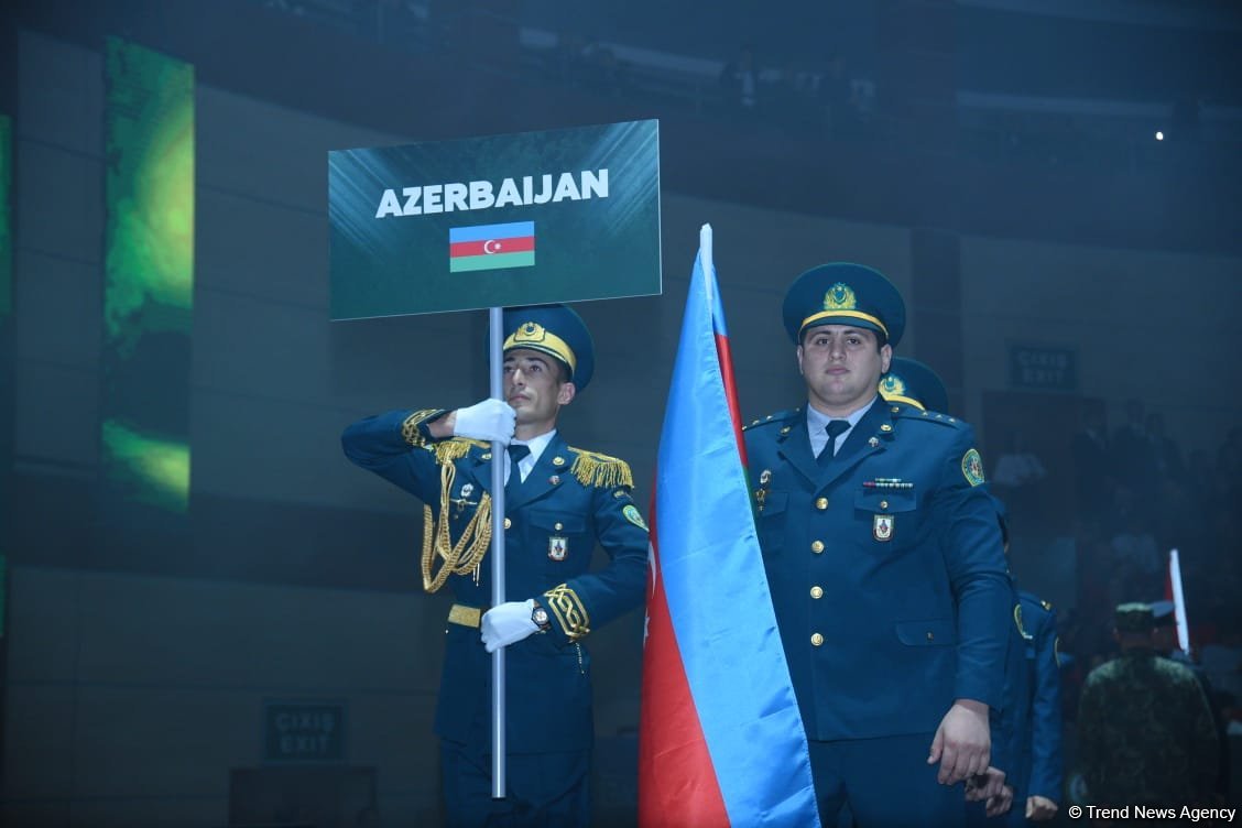 Hərbçilər arasında güləş üzrə 36-cı dünya çempionatının açılışı oldu (FOTO/VİDEO)
