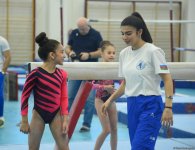 Kişi və qadın idman gimnastikası üzrə Azərbaycan çempionatları və Bakı birinciliyinin yarışlarına start verilib (FOTO)