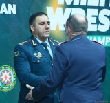 Bakıda keçirilən hərbçilər arasında güləş üzrə dünya çempionatınin bağlanış mərasimi kecirilib (FOTO)