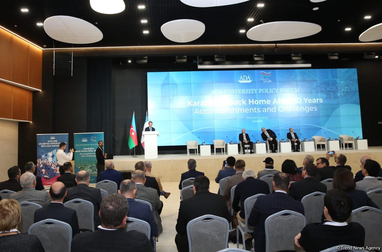 Xarici ekspertlərin iştirakı ilə Zəngilanda panel müzakirə keçirilib (FOTO)