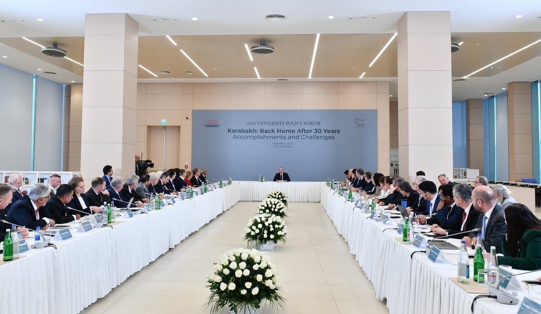 Prezident İlham Əliyev “Qarabağ: 30 ildən sonra evə dönüş. Nailiyyətlər və çətinliklər” Forumunda iştirak edib (FOTO/VİDEO) (YENİLƏNİB-2)
