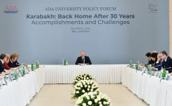 Prezident İlham Əliyev “Qarabağ: 30 ildən sonra evə dönüş. Nailiyyətlər və çətinliklər” Forumunda iştirak edib (FOTO/VİDEO) (YENİLƏNİB-2)