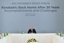 Prezident İlham Əliyev “Qarabağ: 30 ildən sonra evə dönüş. Nailiyyətlər və çətinliklər” Forumunda iştirak edib (FOTO/VİDEO) (YENİLƏNİB-2)