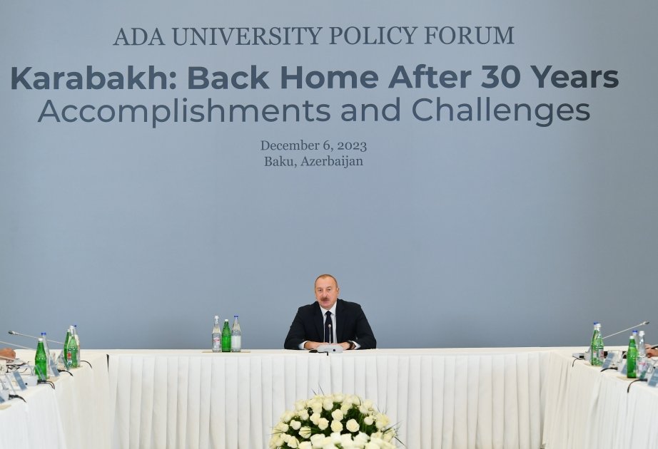 Prezident İlham Əliyev: Müharibədən sonra Qarabağa minaların necə daşınması ilə bağlı sual açıq qalır