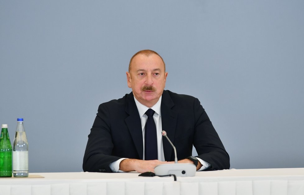 Prezident İlham Əliyev: Suverenliyimizi bərpa edəndə Qarabağda böyük həcmdə çoxsaylı erməni kontingenti var idi