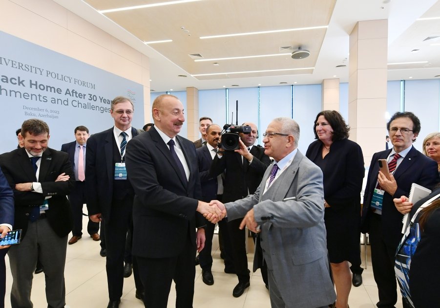 Prezident İlham Əliyev “Qarabağ: 30 ildən sonra evə dönüş. Nailiyyətlər və çətinliklər” Forumunda iştirak edib (FOTO/VİDEO) (YENİLƏNİB-2)