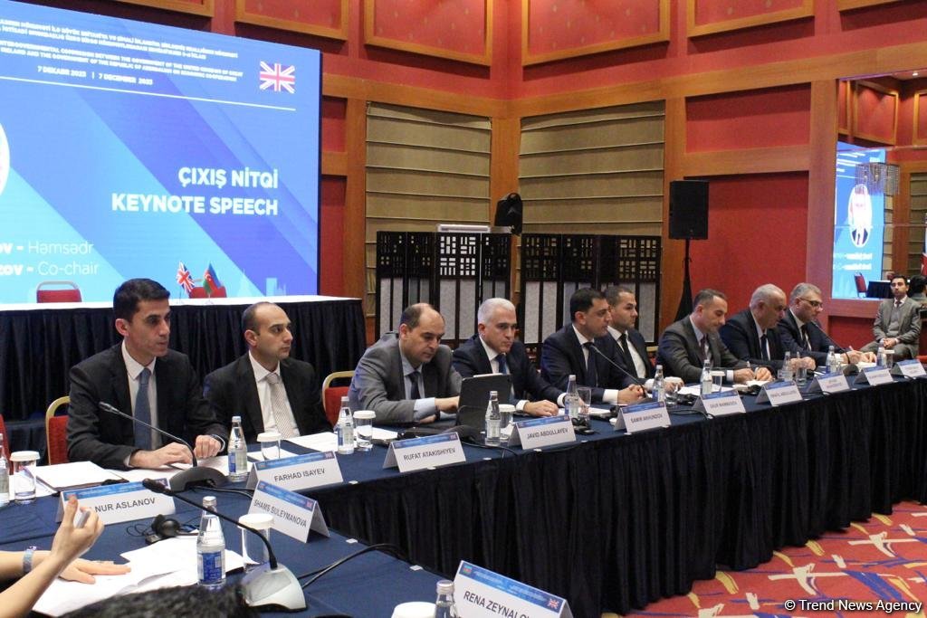Bakıda Azərbaycanla Böyük Britaniya arasında iqtisadi əməkdaşlıq üzrə Birgə Hökumətlərarası Komissiyanın 6-cı iclası keçirilir (FOTO)