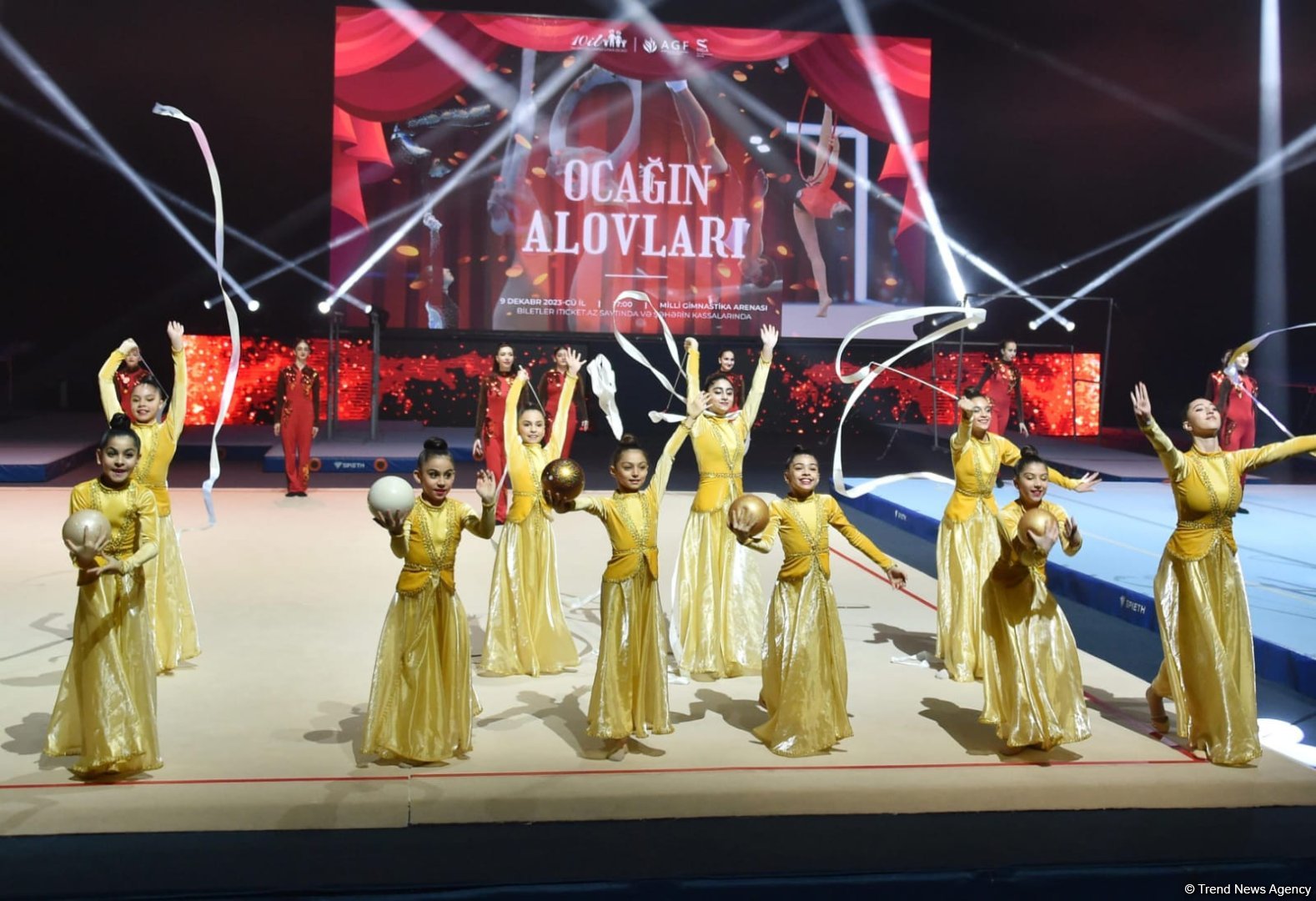Milli Gimnastika Arenasında “Ocaq Sport” klubunun 10 illik yubileyi münasibətilə möhtəşəm şou keçirilib (FOTO)