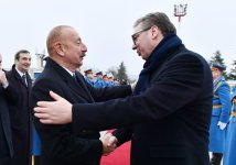 Prezident İlham Əliyevin Serbiyaya səfəri başa çatıb (FOTO)