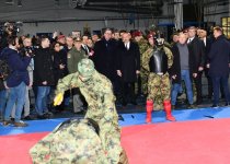 Prezidenti İlham Əliyev və Aleksandar Vuçiç hərbi texnika və avadanlıqlara baxıblar (FOTO)