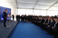 Prezident İlham Əliyev Serbiya-Bolqarıstan Qaz İnterkonnektorunun açılış mərasimində iştirak edib (YENİLƏNİB-5) (FOTO/VİDEO)