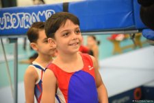 Bakıda batut və tamblinq üzrə Azərbaycan çempionatının yarışları keçirilir (FOTO)