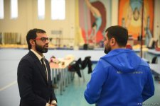 Bakıda batut və tamblinq üzrə Azərbaycan çempionatının yarışları keçirilir (FOTO)